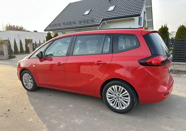 Opel Zafira cena 53800 przebieg: 66400, rok produkcji 2017 z Siedlce małe 704